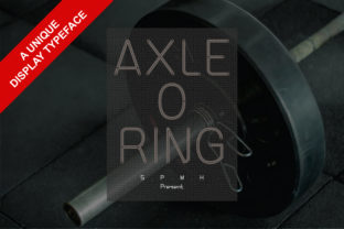 Axle O Ring Font for Bold Digital Branding
