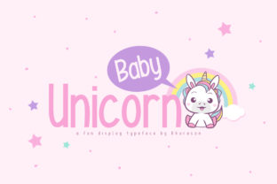 Baby Unicorn Font for Creative Business Branding