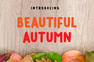 Beautiful Autumn Font for Editorial Design and Content Creation