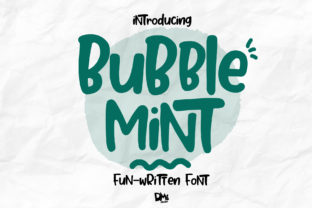 Bubble Mint: A Playful Font for Eye-Catching Campaigns