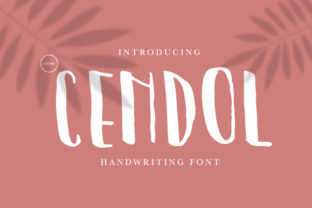 Cendol Display Font for Creative Makers and Handmade Shops