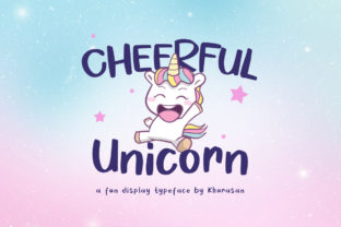 Cheerful Unicorn Font for Branding and Design