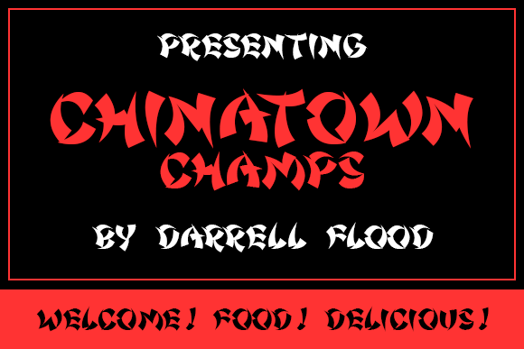 Chinatown Champs Font for Asian-Themed Campaigns