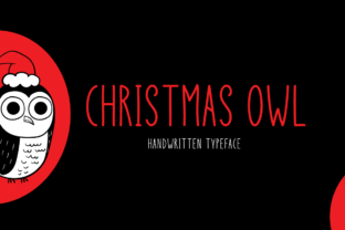 Christmas Owl Font for Elegant Editorial Designs