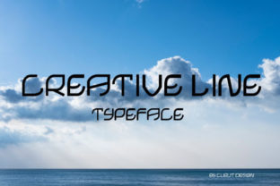 Creative Line Display Font for Editorial Projects