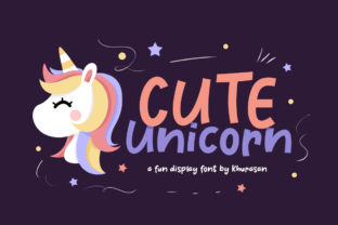 Cute Unicorn Font for Eye-Catching Campaign Designs