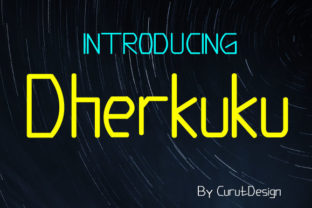 Dherkuku Display Font for Modern Branding and Marketing