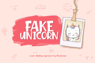 Fake Unicorn Font for Bold Branding and Creative Design