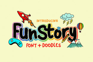 Fun Story Font: A Whimsical Display Font for Creative Projects