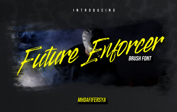 Future Enforcer Font for Bold and Urban Craft Projects