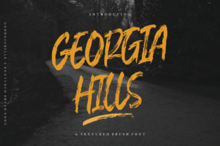 Georgia Hills: A Modern Display Font for Bold Branding