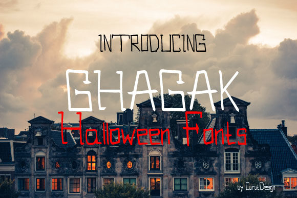 Ghagak Font for Spooky Branding and Halloween Design