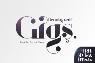 Gigs Font for Eye-Catching Design Projects