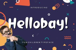 Hellobay: A Playful Display Font for Kids-Focused Design