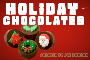 Holiday Chocolate Font for Festive Editorial Design