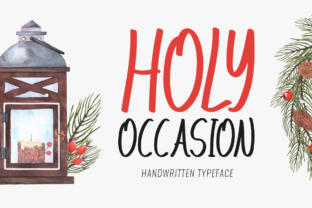 Holy Occasion: A Fresh Handwritten Font for Impactful Design