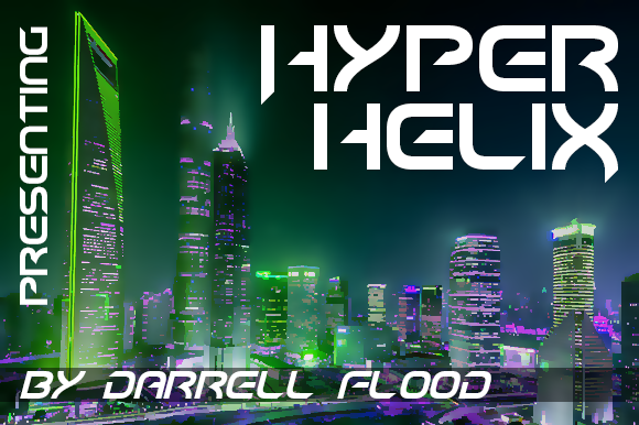 Hyper Helix: A Futuristic Font for Bold Creative Projects