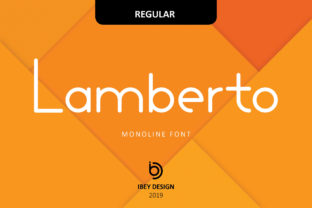 Lamberto Display Font for Handmade Creations