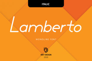 Lamberto Italic for Bold Branding and Modern Typography