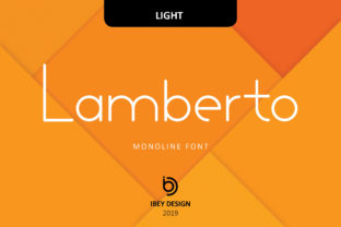 Lamberto Light for Bold and Contemporary Typography