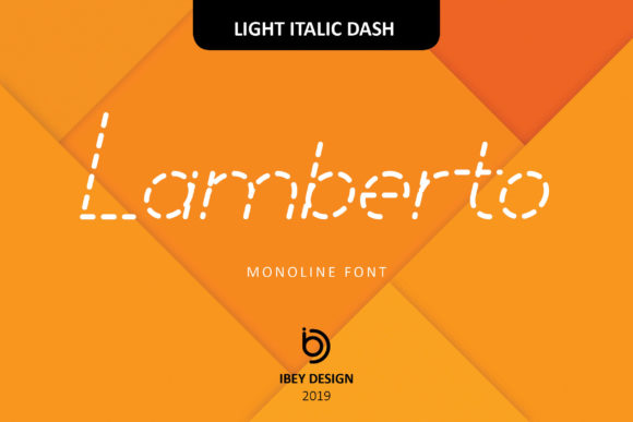 Lamberto Light Italic Dash for Modern Web Typography