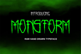 Monstorm Display Font for Bold Digital Branding