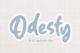 Odesty: A Natural Display Font for Creative Branding