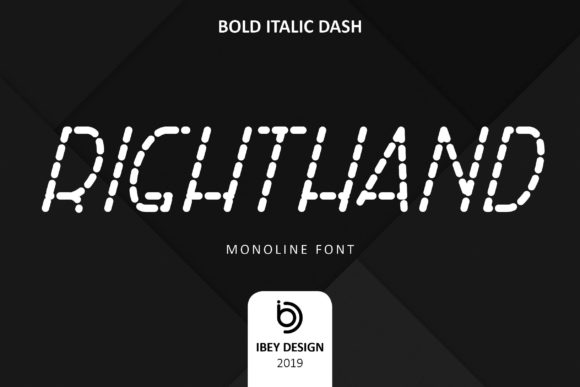 Right Hand Bold Italic Dash for Modern Web Design