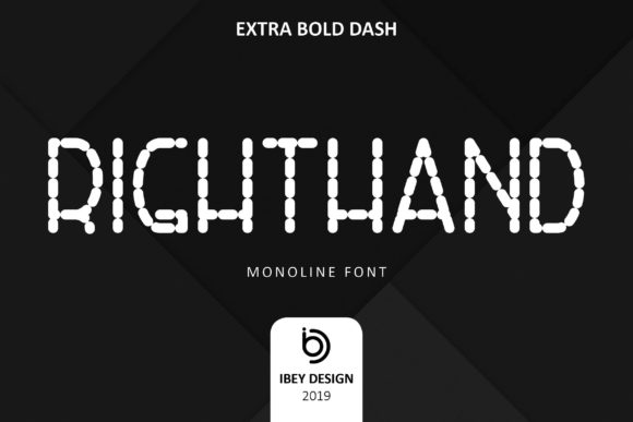 Right Hand Exta Bold Dash for Modern Editorial Design