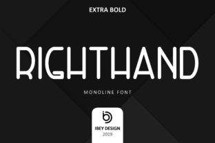 Right Hand Extra Bold for Professional Branding and Design