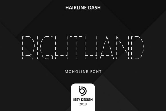 Right Hand Hairline Dash for a Polished Brand Look