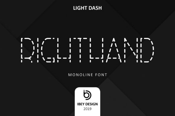 Right Hand Light Dash for Professional Branding and Modern Typography