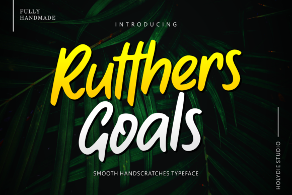 Rutthers Goals: A Dynamic Display Font for Creative Makers