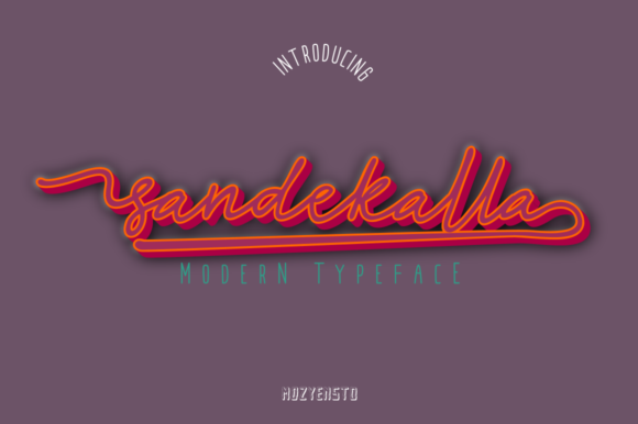 Sandekalla: A Retro Display Font for Standout Branding