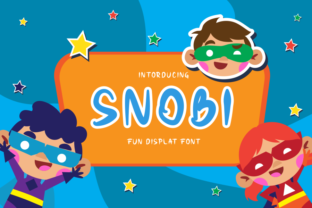 Snobi: A Whimsical Display Font for Creative Makers