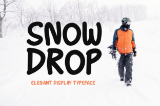 Snow Drop Font: A Winter-Inspired Display Typeface