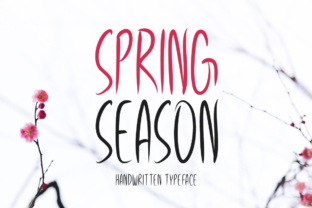 Spring Season Font for Springtime Creativity