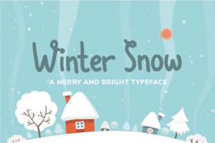 Winter Snow Font for Holiday-Themed Campaigns